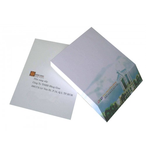3D Beveled Note Pad 